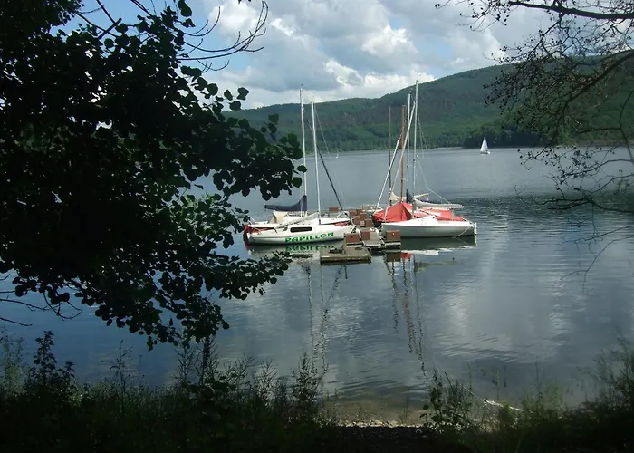 Schoene Aussicht Am Eifelsteig Monschau